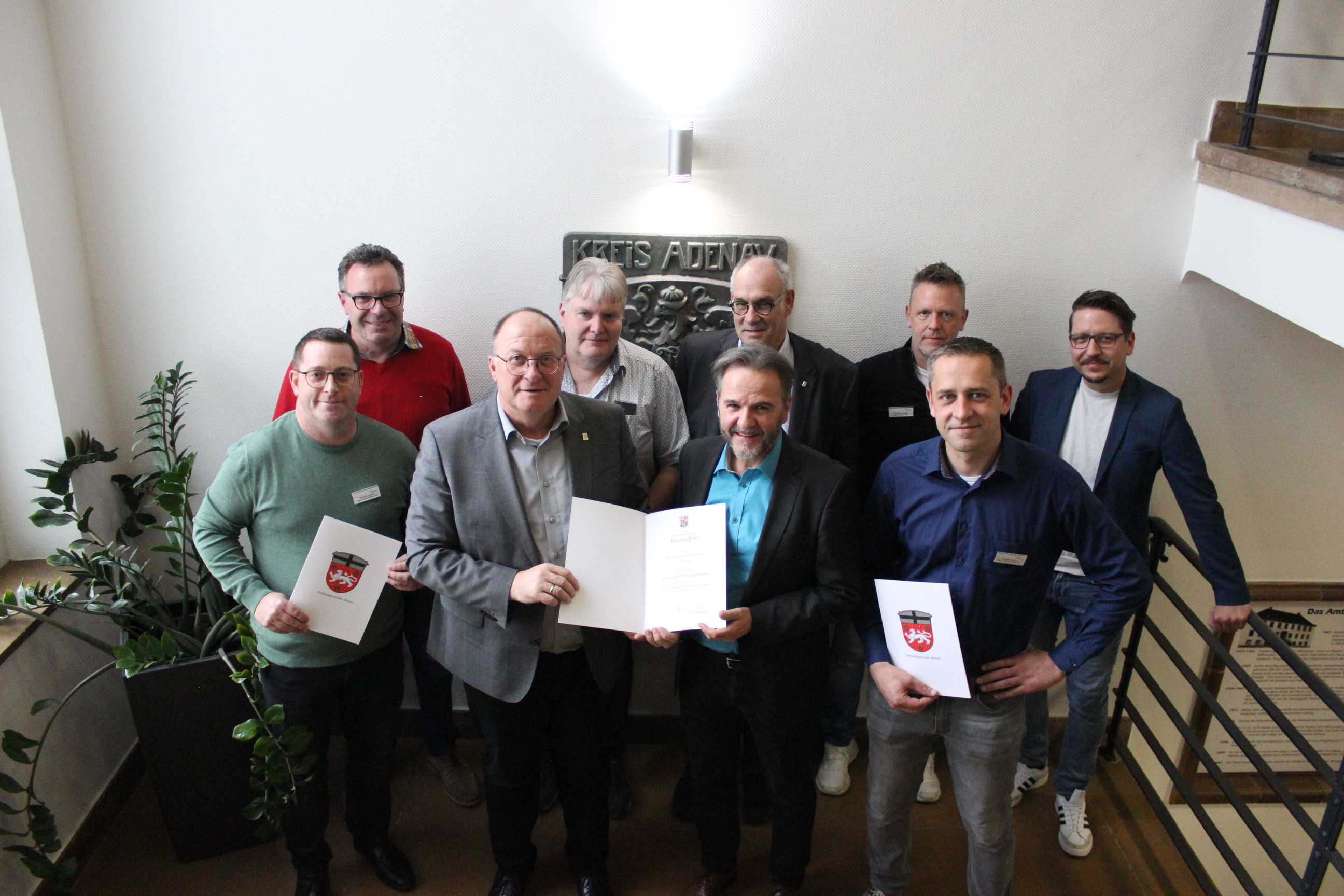 Dienstjubiläen Backes, Adriany, Schober