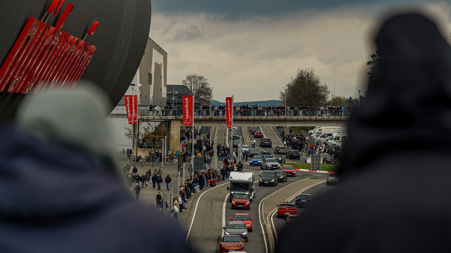 Stockender Verkehr am Nürburgring