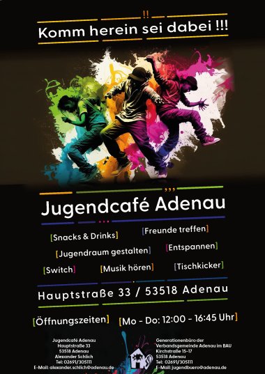 Plakat JugendCafé
