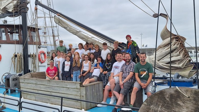 Segelfreizeit Gruppenfoto