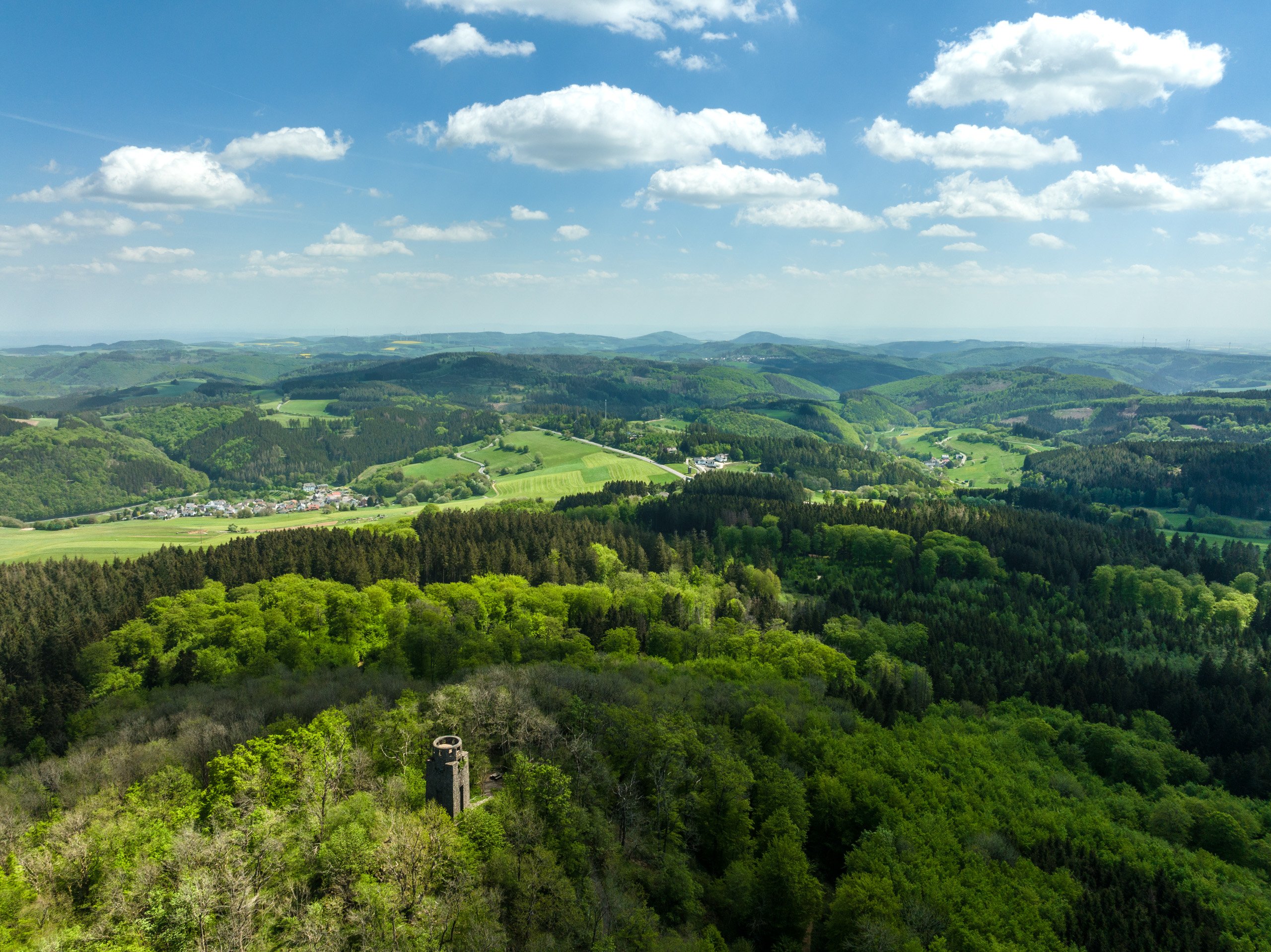 Hohe Acht Hocheifel Nürburgring Luftbild Hohe Acht