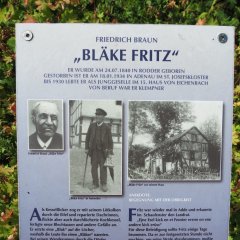 Infotafel Bläke Fritz , Eichenbach 